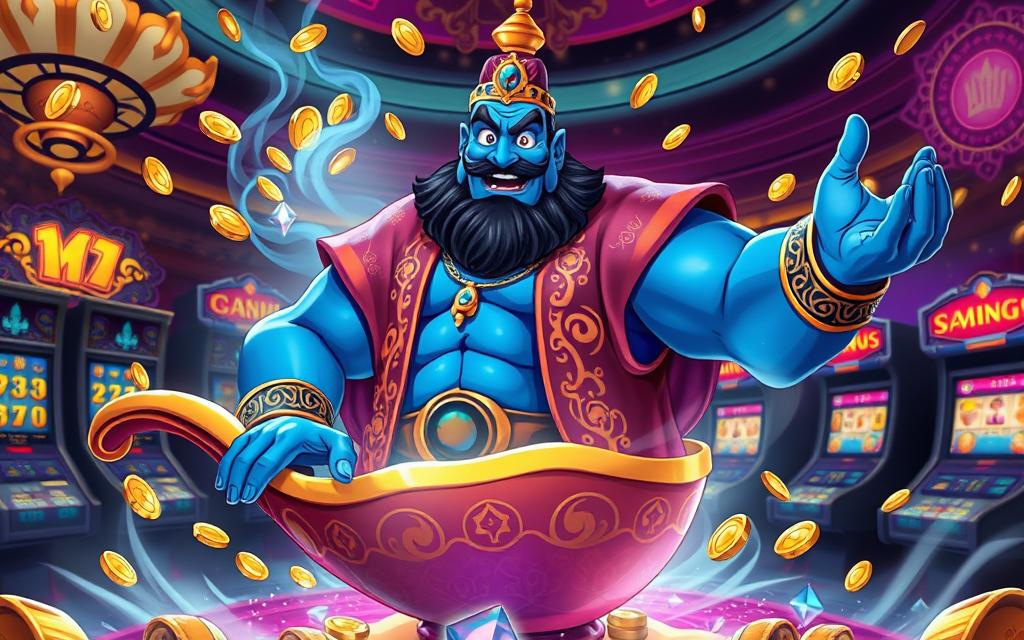 ยักษ์จินนี่ Genie’s 3 Wishes สล็อตยักษ์จินนี่ สนุกกับเกมชื่อดัง โบนัสแตกง่าย (4)